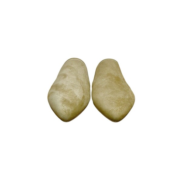 Jenni Kayne Laurel Suede Mule Flats Taupe EU 39 US 8-8.5 Luxury Pointed Toe New - Picture 5 of 11